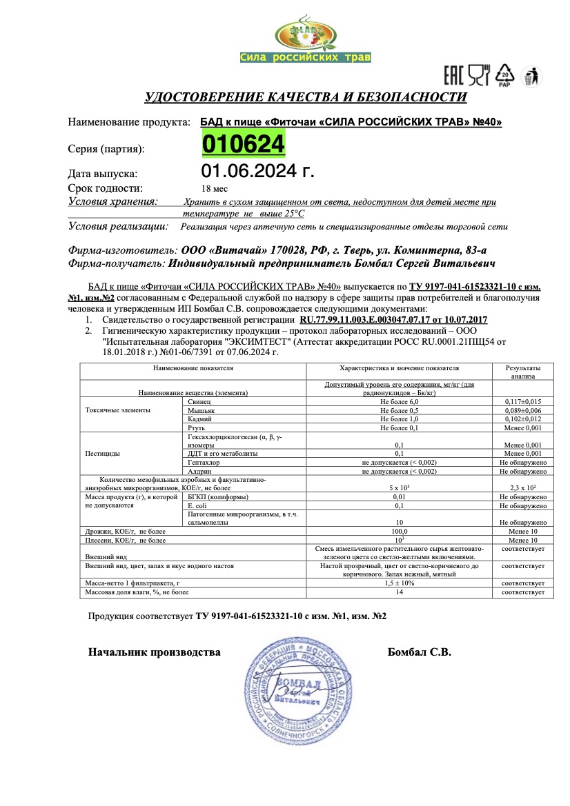 Паспорт №062024